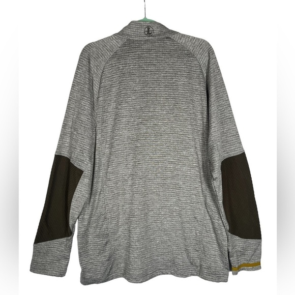 Leupold Optics Co. Long Sleeve 1/2 Zip Heavy Shirt Light Jacket Gray Size XL - Picture 2 of 7